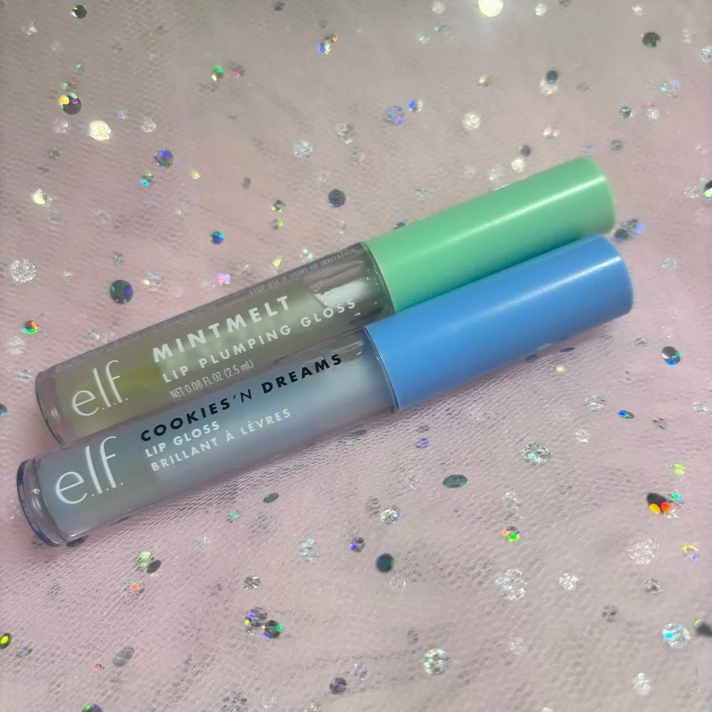 💝NEW ELF Cosmetics Mint Melt lipgloss Cookies N Cream lipgloss💝 - Picture 4 of 5